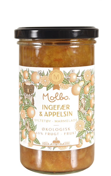 Appelsin & Ingefærmarmelade 290 g. ØKO GLF